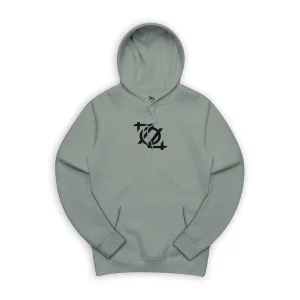 704 Shop Logo Hoodie - Sage/Black (Unisex)