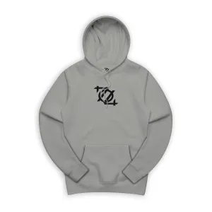 704 Shop Logo Hoodie - Smoke/Black (Unisex)