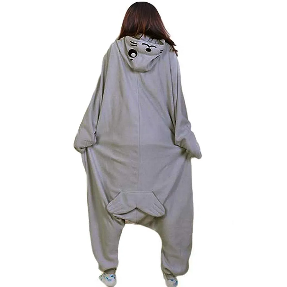 Adult Gray Dolphin Pajamas Animal Cosplay Costume