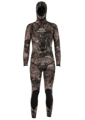 Aropec Mens Latte 5mm Open Cell 2 Piece Wetsuit