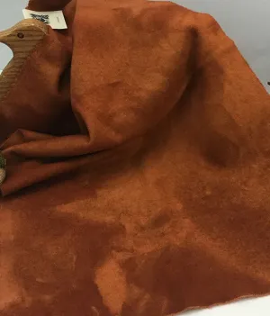 CARAMEL Hand Dyed YARD Wool Fabric for Wool Applique and Rug Hooking