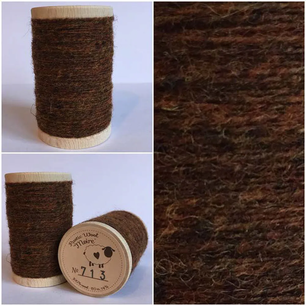 CARAMEL Hand Dyed YARD Wool Fabric for Wool Applique and Rug Hooking