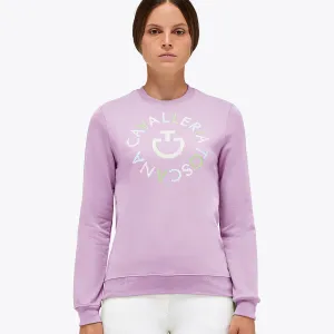 Cavalleria Toscana Pixel Orbit Sweatshirt - Pale Mauve