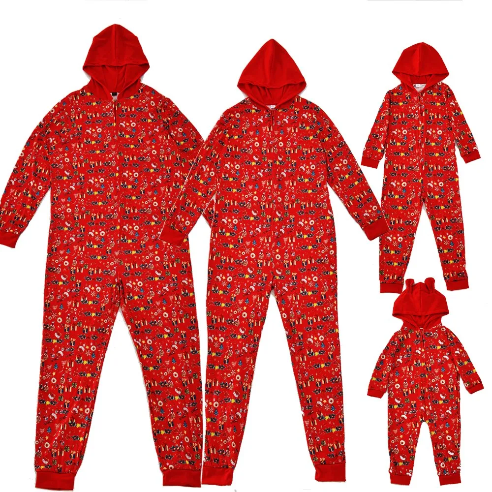 Christmas Pajamas Matching Family Pyjamas Adult Kid Set Outfits Pajamas Romper Costumes