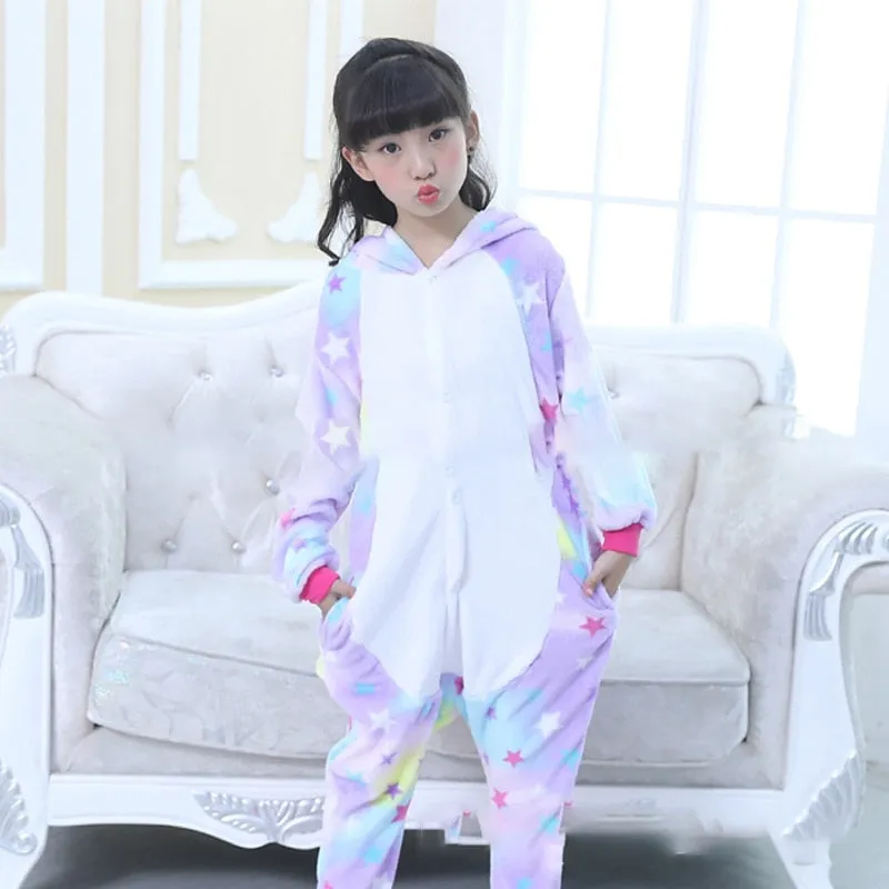 Christmas Pajamas Matching Family Pyjamas Kigurumi Licorne Pajamas Onesies Sets Unicorn Panda Animal Pajamas Kids