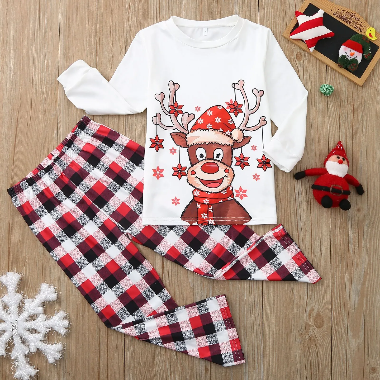 Christmas Pajamas Matching Family Pyjamas New  PJS Pajamas Parent Child Sleepwear