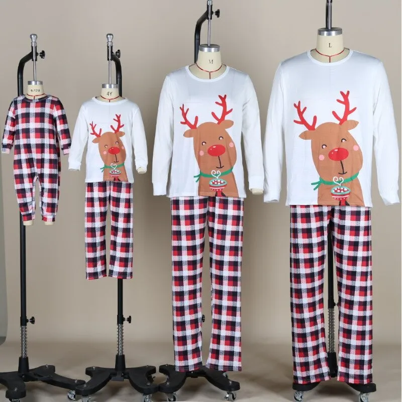 Christmas Pajamas Matching Family Pyjamas New  PJS Pajamas Parent Child Sleepwear