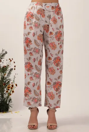 Floral Cara Chintz Narrow Fit Pants