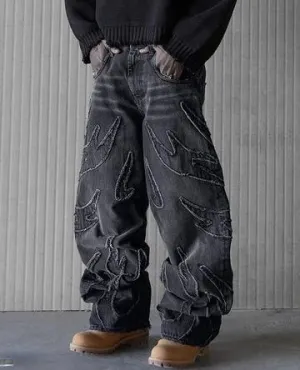 Grunge Casual Halloween Retro Y2K Pants