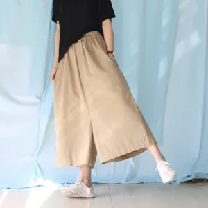 Linen Summer Autumn Women Casual Pants with Pockets PZ97253