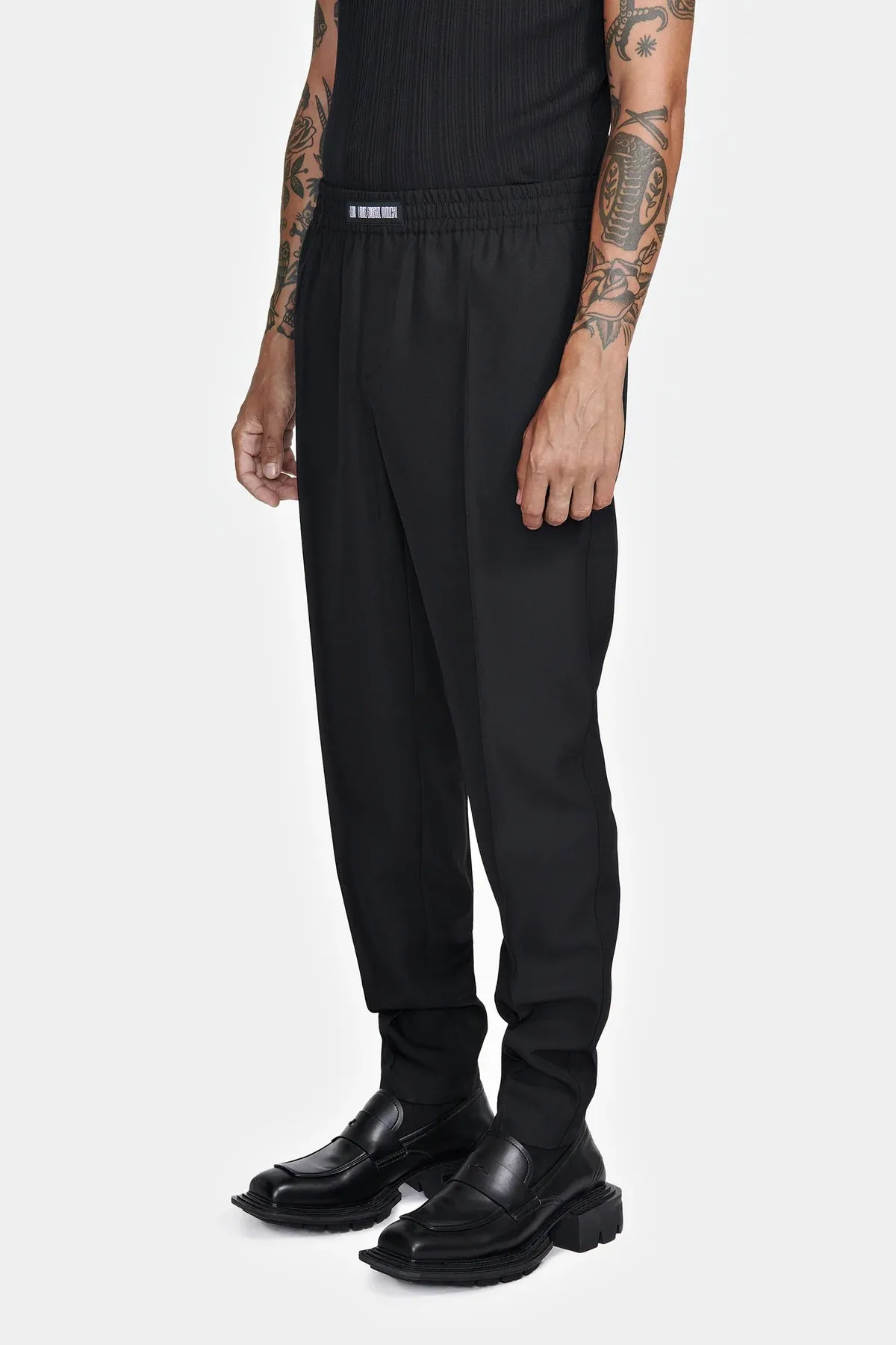 Louis Gabriel Nouchi TAPERED JOGGING PANTS BLACK