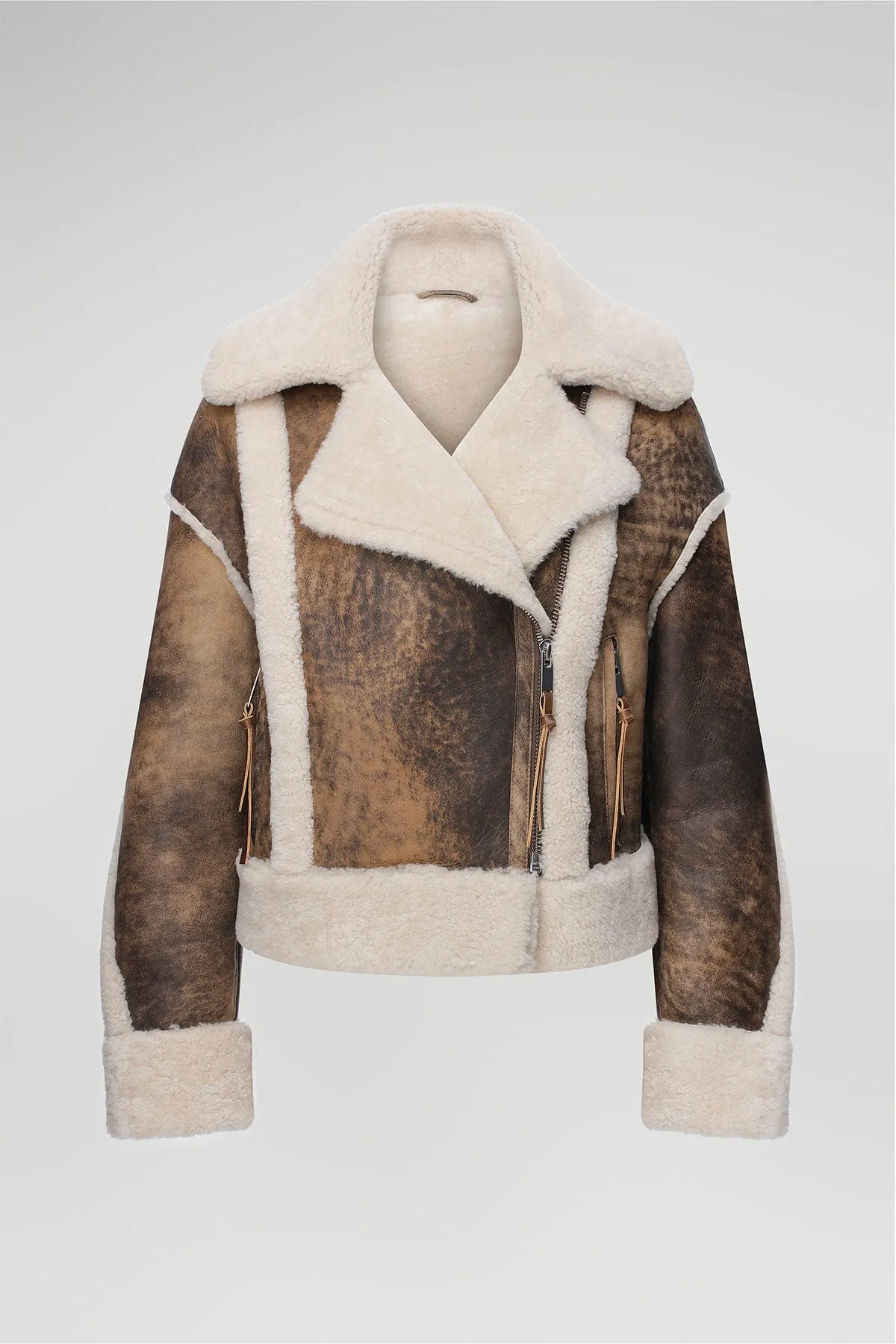 Marion - Brown Shearling Jacket