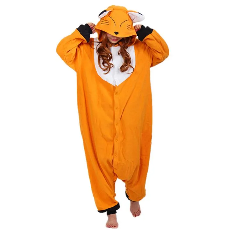 Men Women Kigurumi Onesie Pajamas Unisex Animal Cosplay Costume For Halloween Party