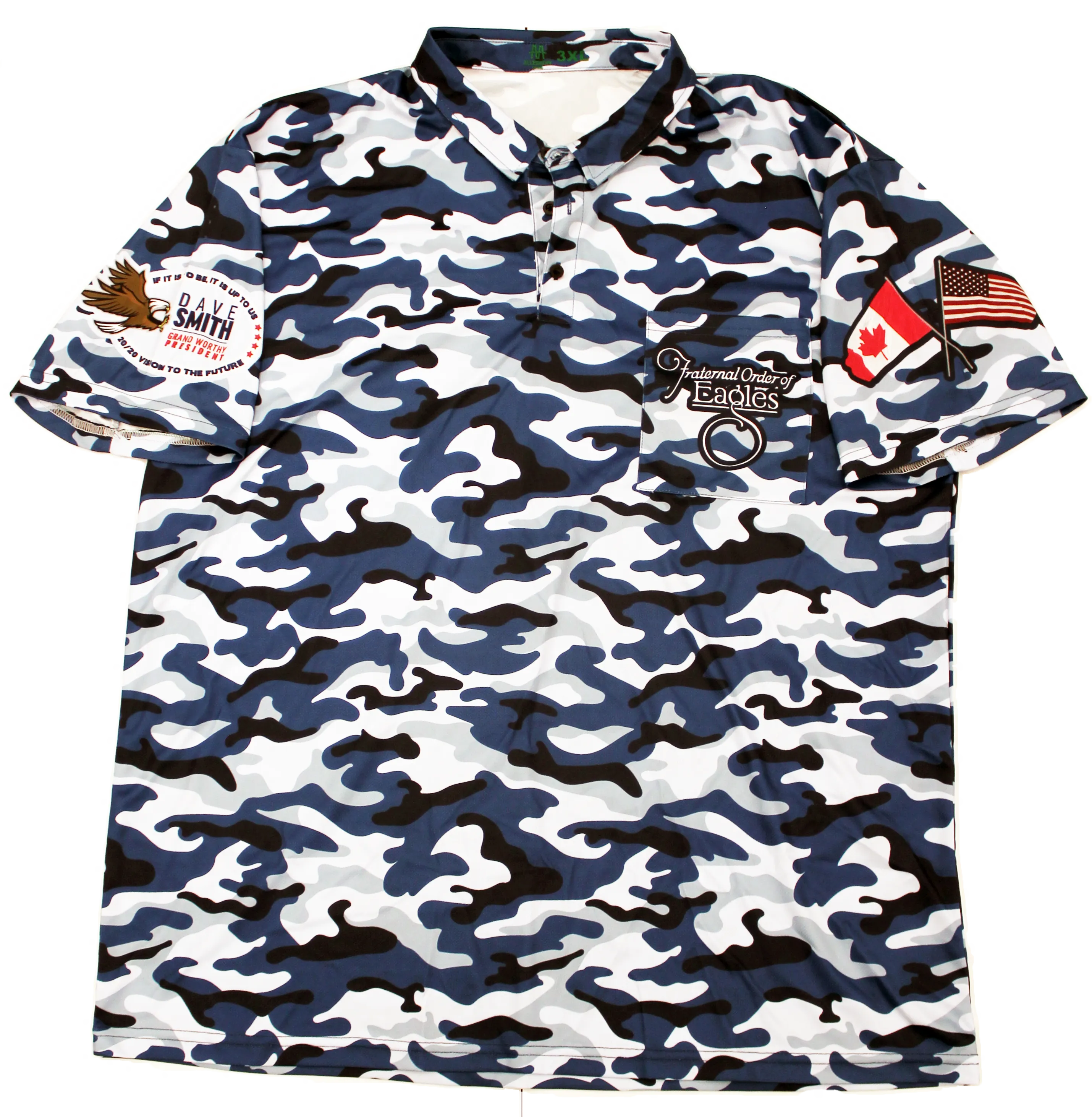 Men's Dave Smith Award Camo Polo (#13)