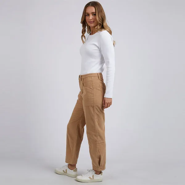 Montana Cord Pant - Sesame