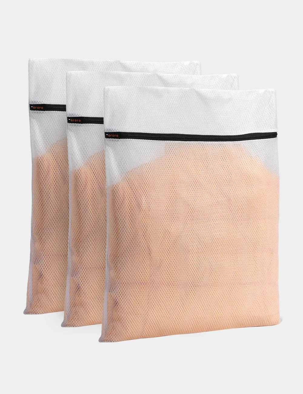 Mesh Laundry Bag with ORORO Logo - Ideal Gift Option