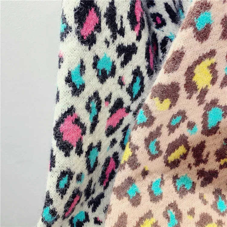 Pre Order:  Leopard Print Wool Sweater