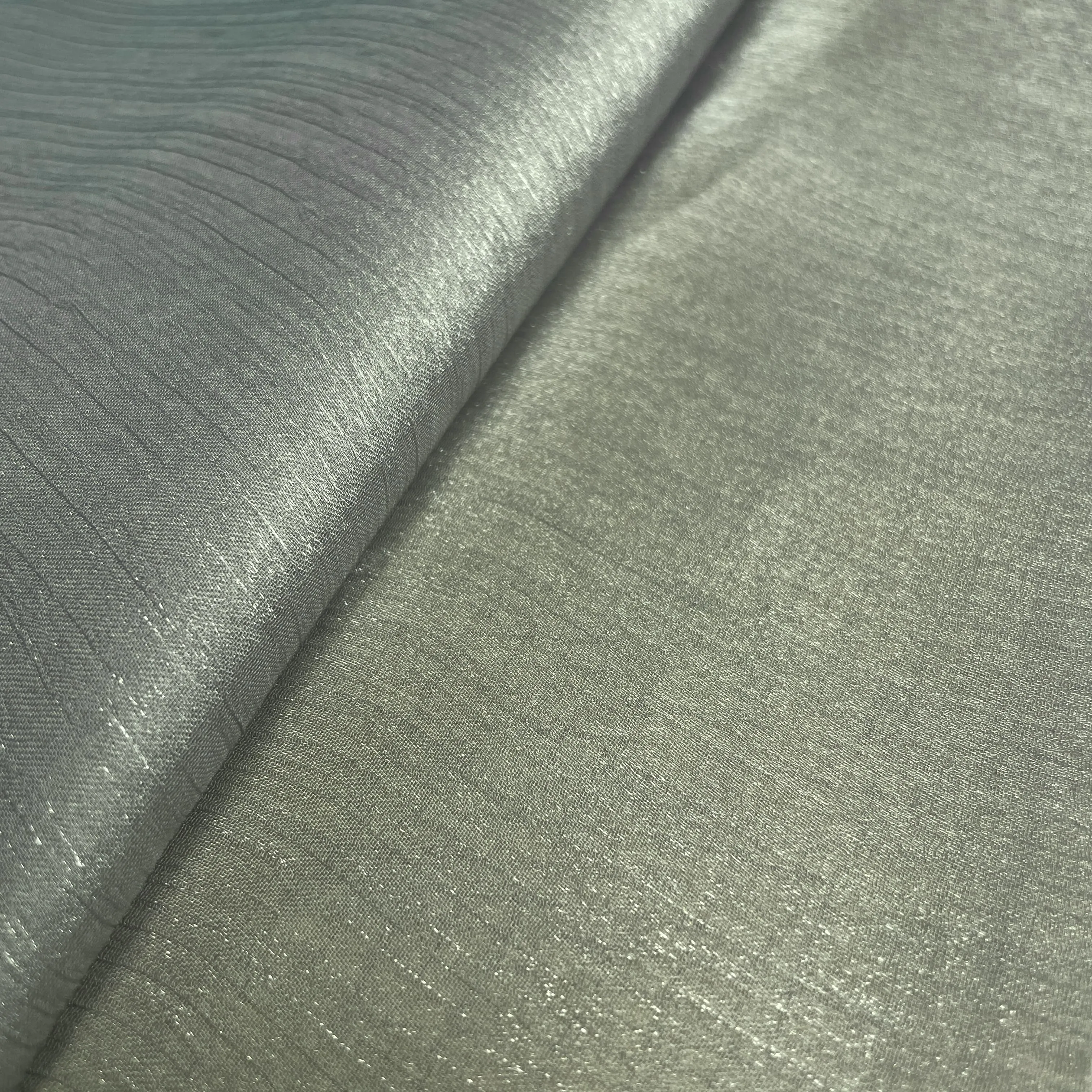 Premium Olive Green Solid Chiffon Organza Fabric