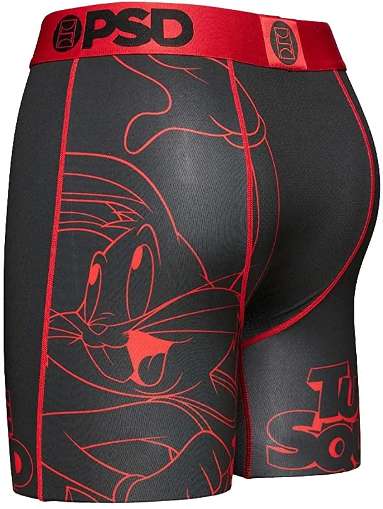 PSD Men's Bugs Bunny Outline Boxer Brief