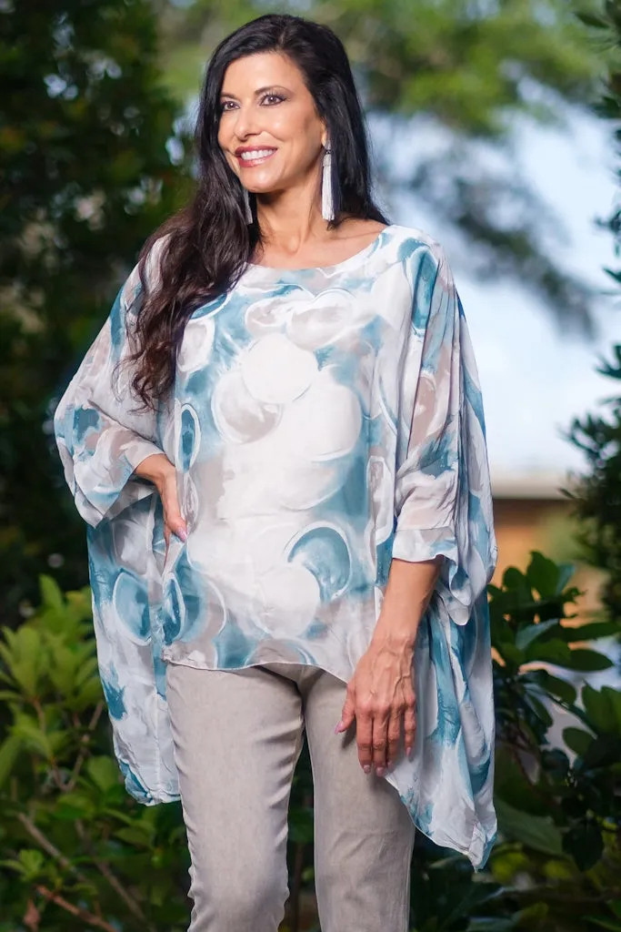 Sofia Soft Circle Silk Kaftan (BQ201CR)