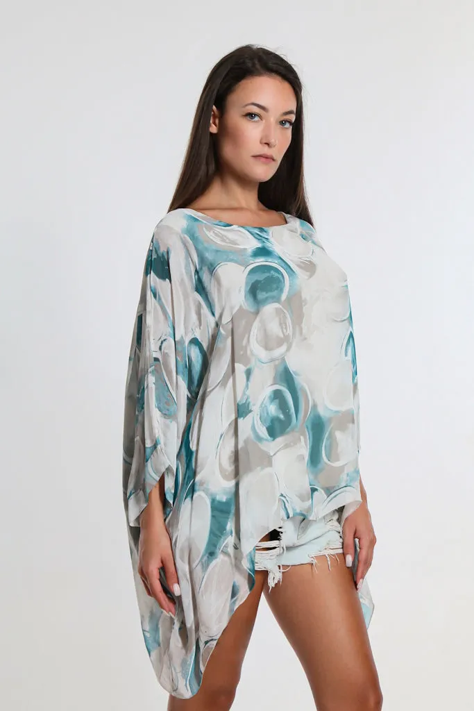 Sofia Soft Circle Silk Kaftan (BQ201CR)