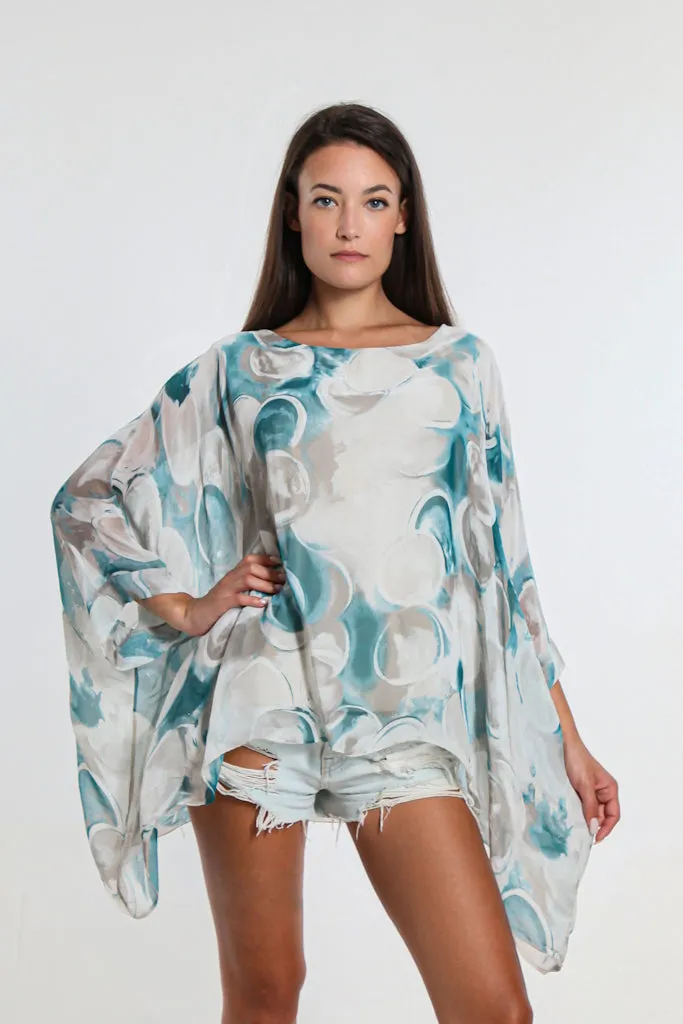 Sofia Soft Circle Silk Kaftan (BQ201CR)