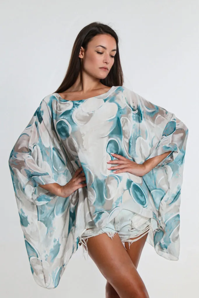 Sofia Soft Circle Silk Kaftan (BQ201CR)