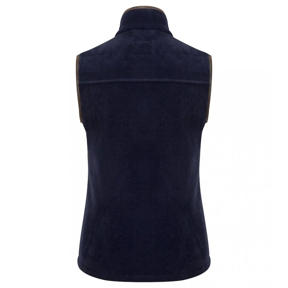 Stenton Ladies Fleece Gilet Navy by Hoggs of Fife