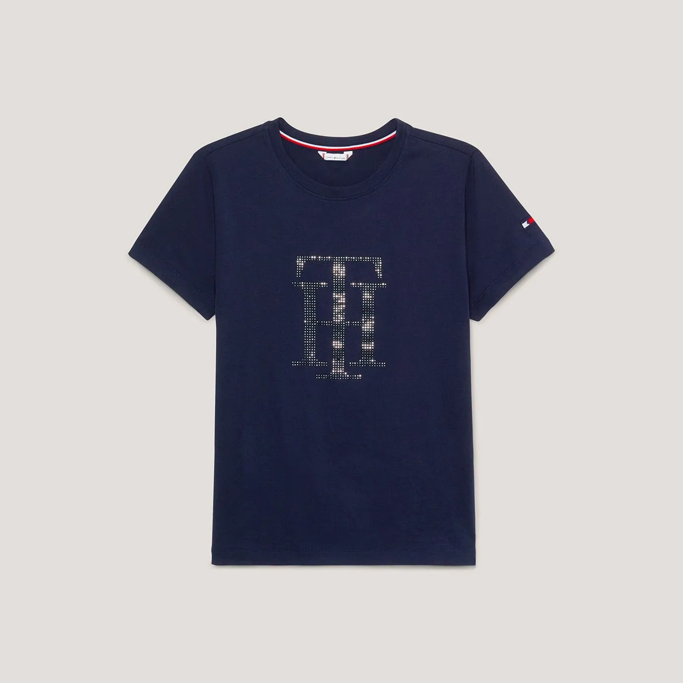 Tommy Hilfiger Rhinestone T-Shirt - Desert Sky