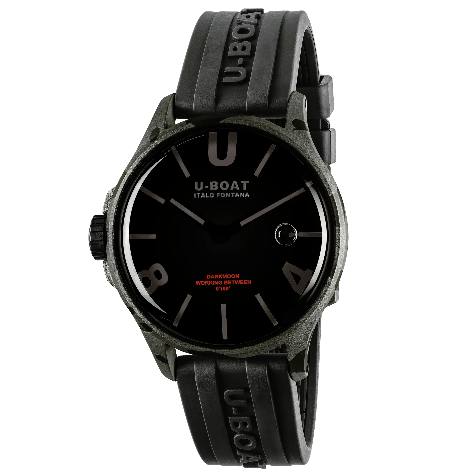 U-Boat Men's Watch Darkmoon 40mm Camouflage Black Grey 9552