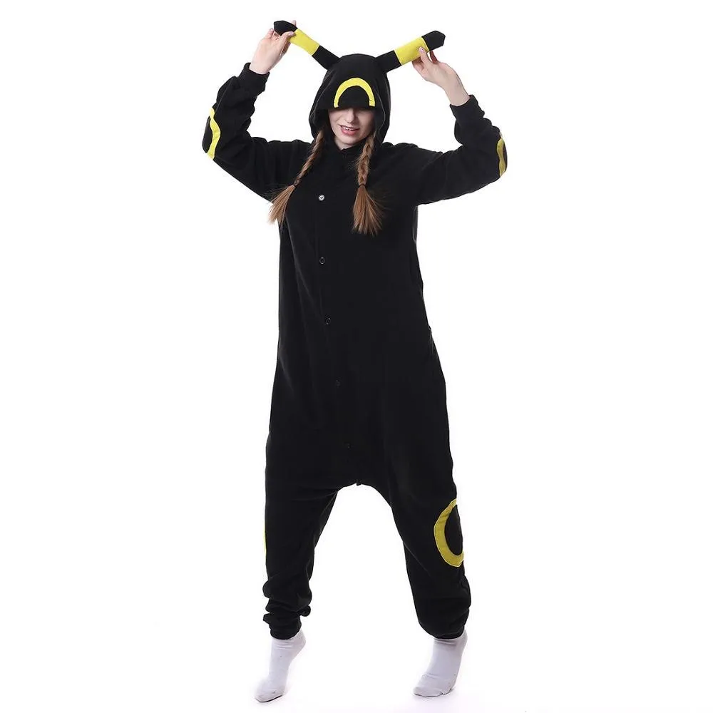 Winter Women Pajamas Kigurumi Unicorn Black Cat  Animal Star Onesies Adult Couple Costume Cosplay Flannel Plus Size Sleepwear